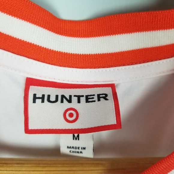 Hunter for Target white orange tank top size M   *N2 - Picture 3 of 3